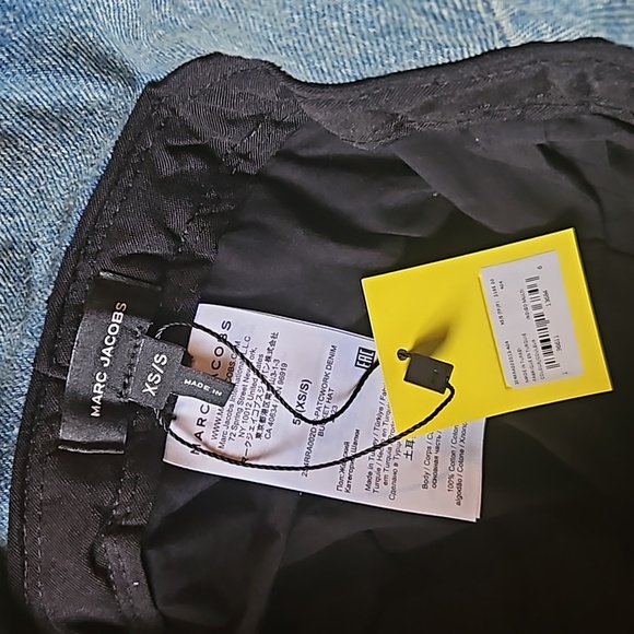 MARC JACOBS PATCHWORK DENIM BUCKET HAT SIZE XS/S - Picture 14 of 17